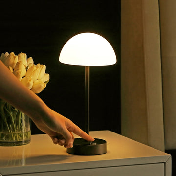 Xavier 12.5" Modern Minimalist Iron Rechargeable Integrated LED Table Lamp - JONATHAN Y